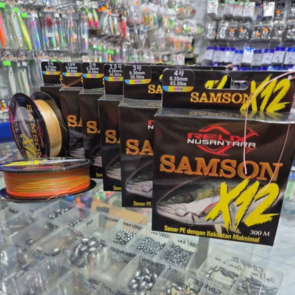 PE SAMSON X12 300M multicolor