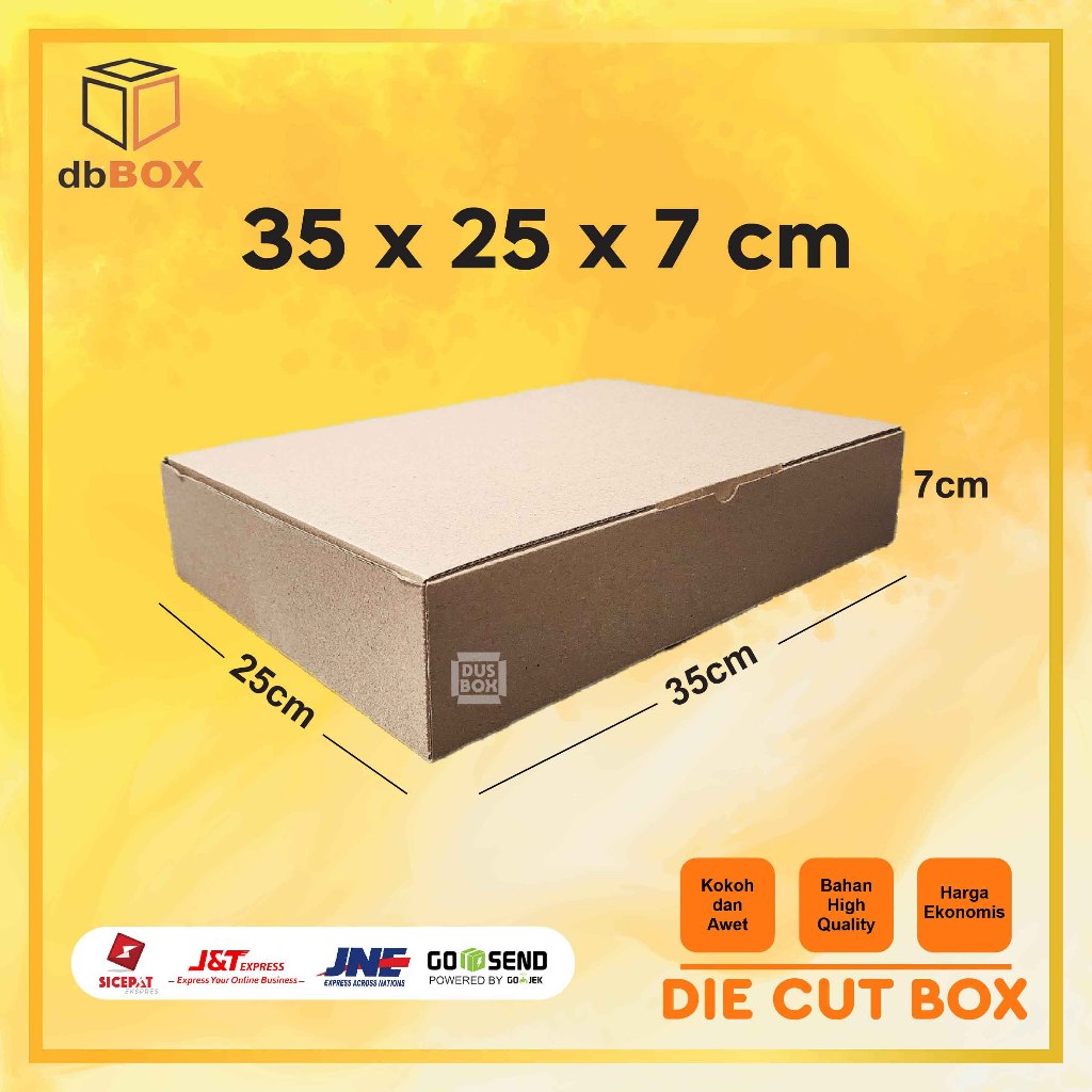 

Kardus 35x25x7 cm....Die Cut kotak Kue tart -aksesoris-dll