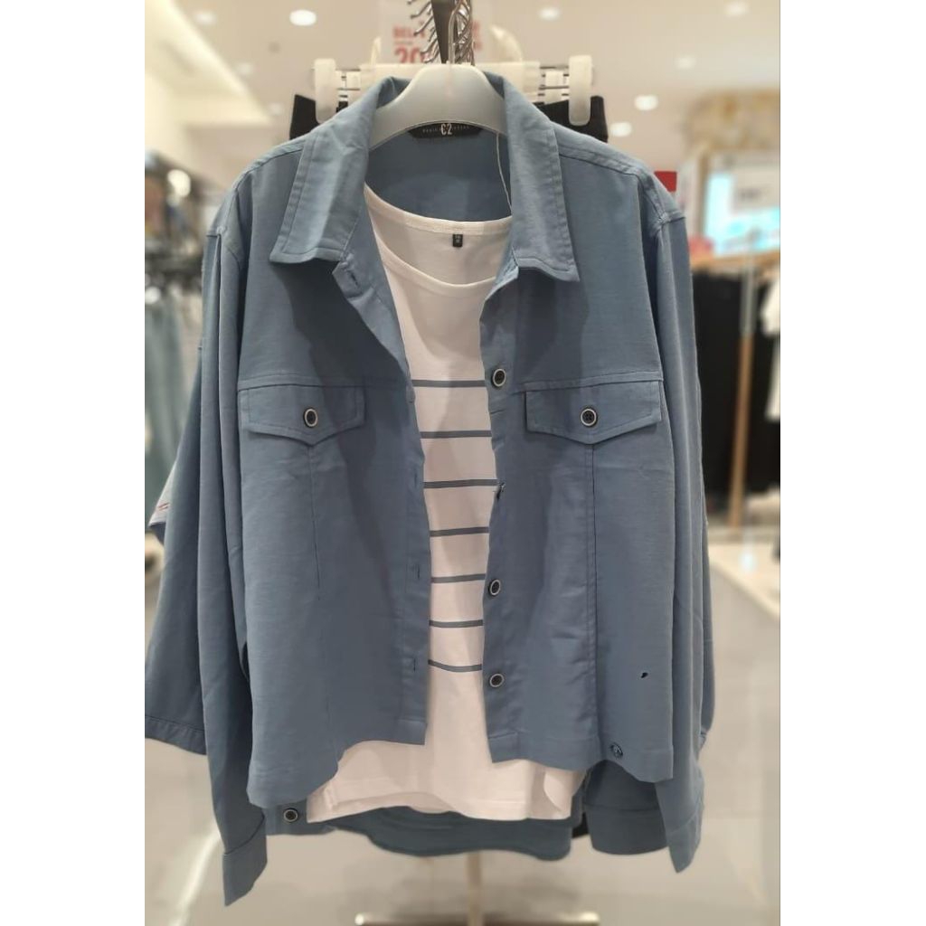 C2 Kemeja one set wanita dewasa Size S-XL