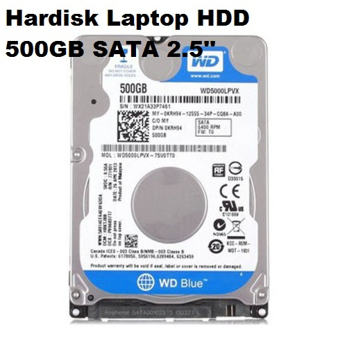 Hardisk Laptop HDD 500GB SATA 2.5''