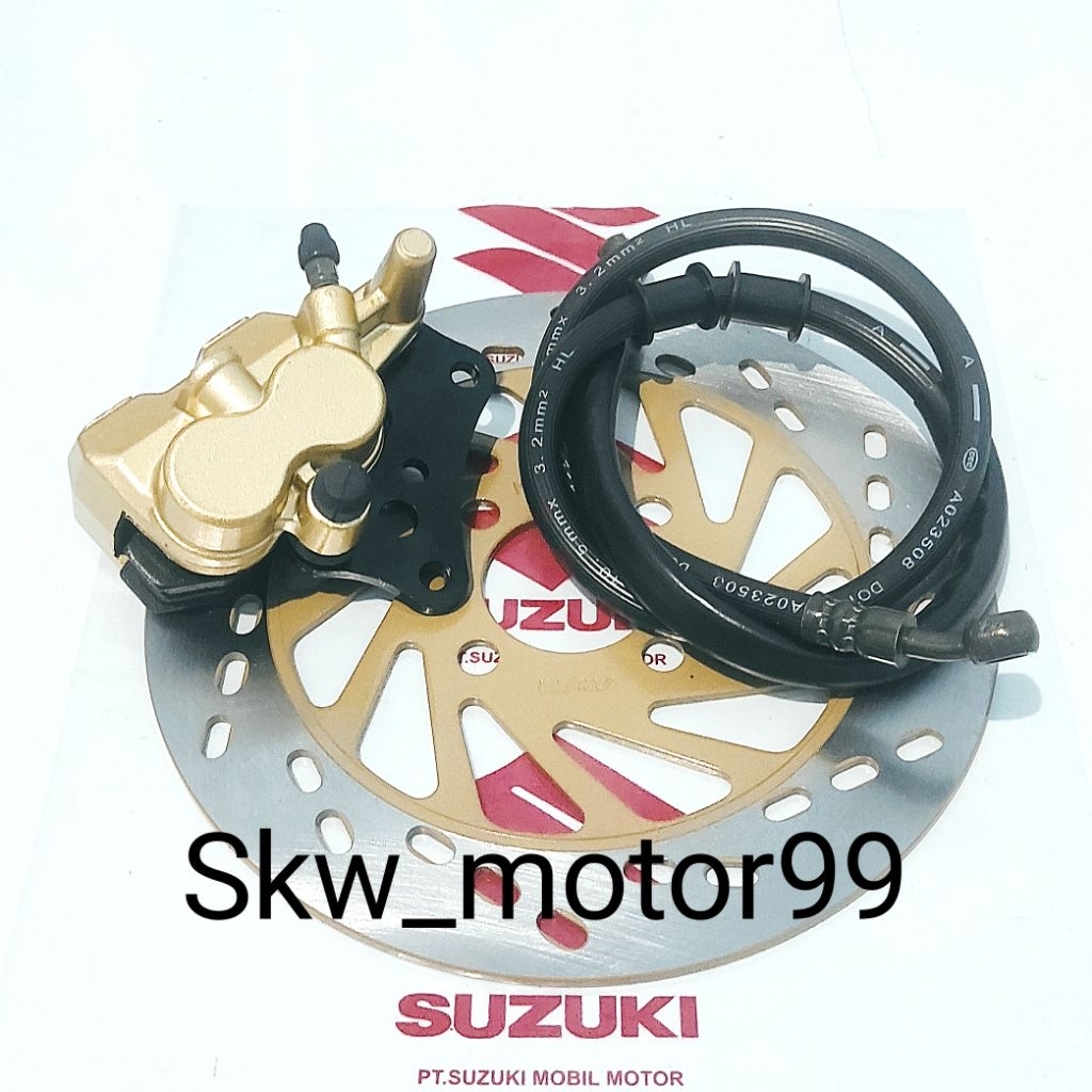 Piringan+Kaliper+Selang Rem Depan Suzuki Skywave