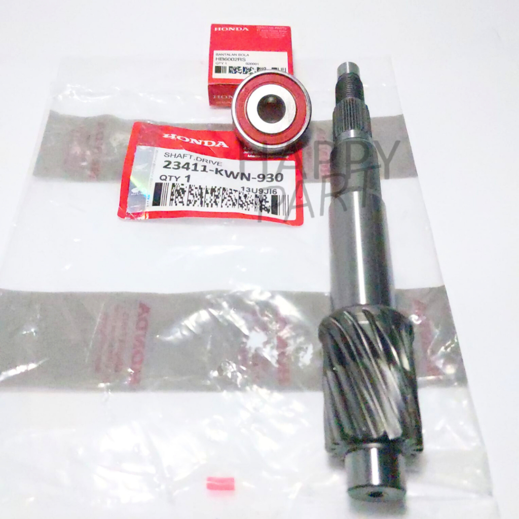 Bearing 6002 Tanpa Kuningan Laher CVT + as pully belakang Vario 125 LED VARIO 150 HONDA AS PULLEY