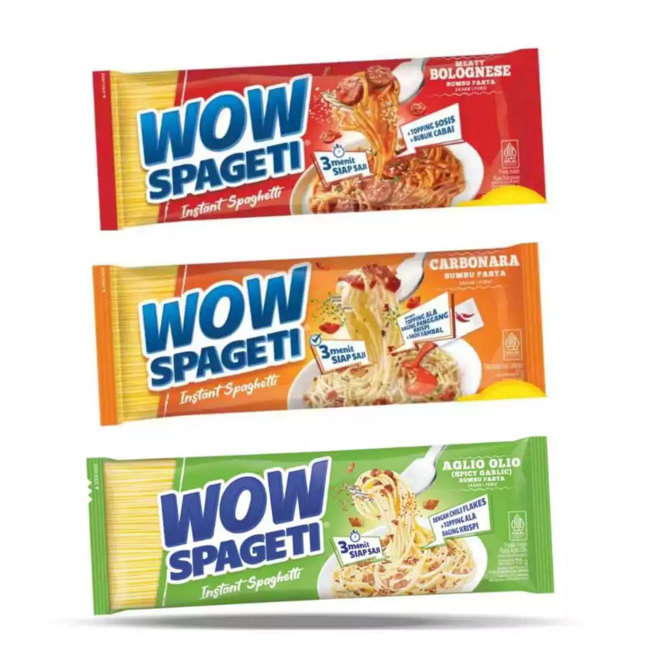

Wow Spageti Instant Dengan Bumbu Pasta 88g