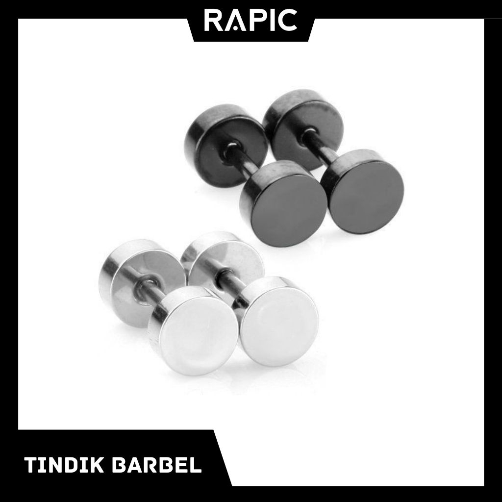 Tindik Barbel/Roda, Anting Barbel/Roda, Piercing Barbel/Roda Aksesoris Fasion Untuk Telinga