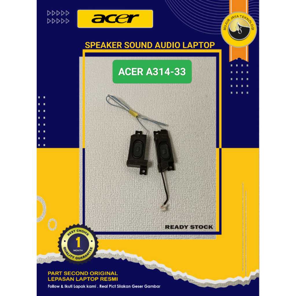 Speaker Sound Audio Laptop  ACER ASPIRE 3 A314 – 41 A314 41 Original Second Tested