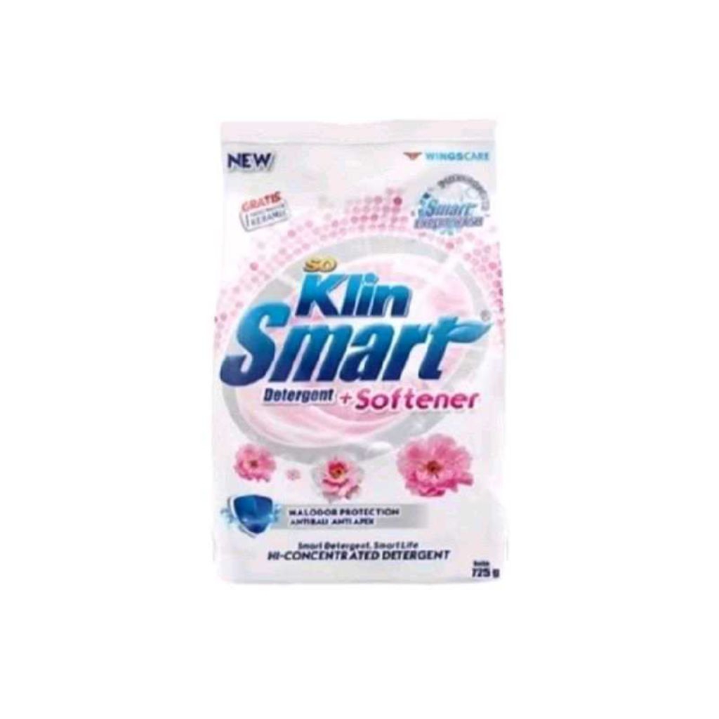 SOKLIN SMART DETERGEN BUBUK COLOUR 725 GRAM (2 PCS +1 PIRING KERAMIK) Hadiah