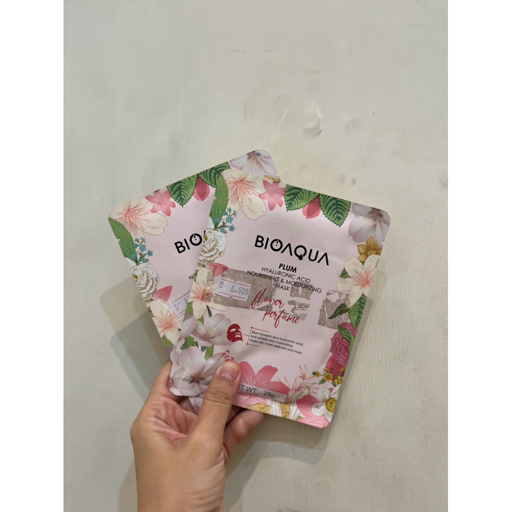 BIOAQUA Sheet Mask Masker Wajah Termurah [Exp: Desember 2025]