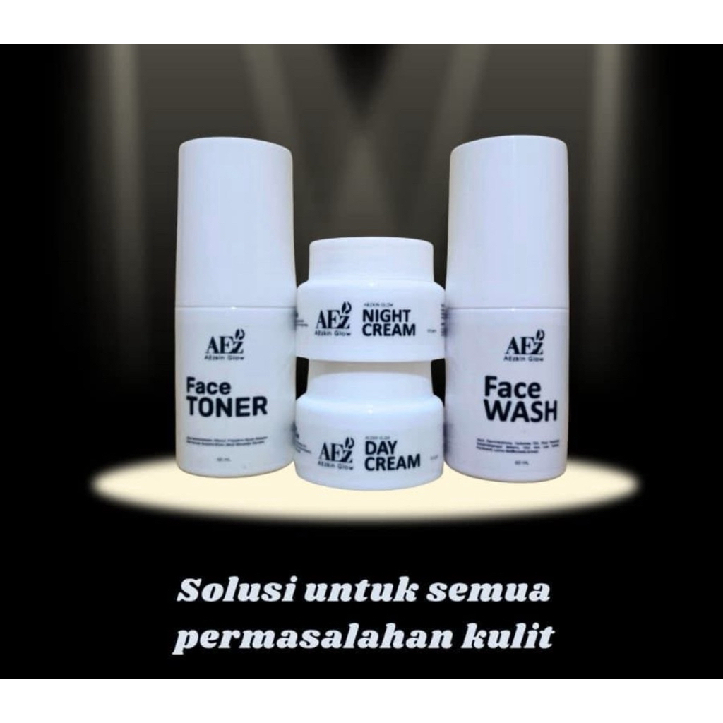 AEZKIN GLOW (flek & jerawat) hilang dalam sepaket