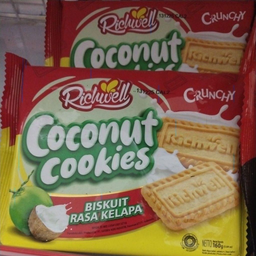 

Richwell Coconut Cookies 160 Gr