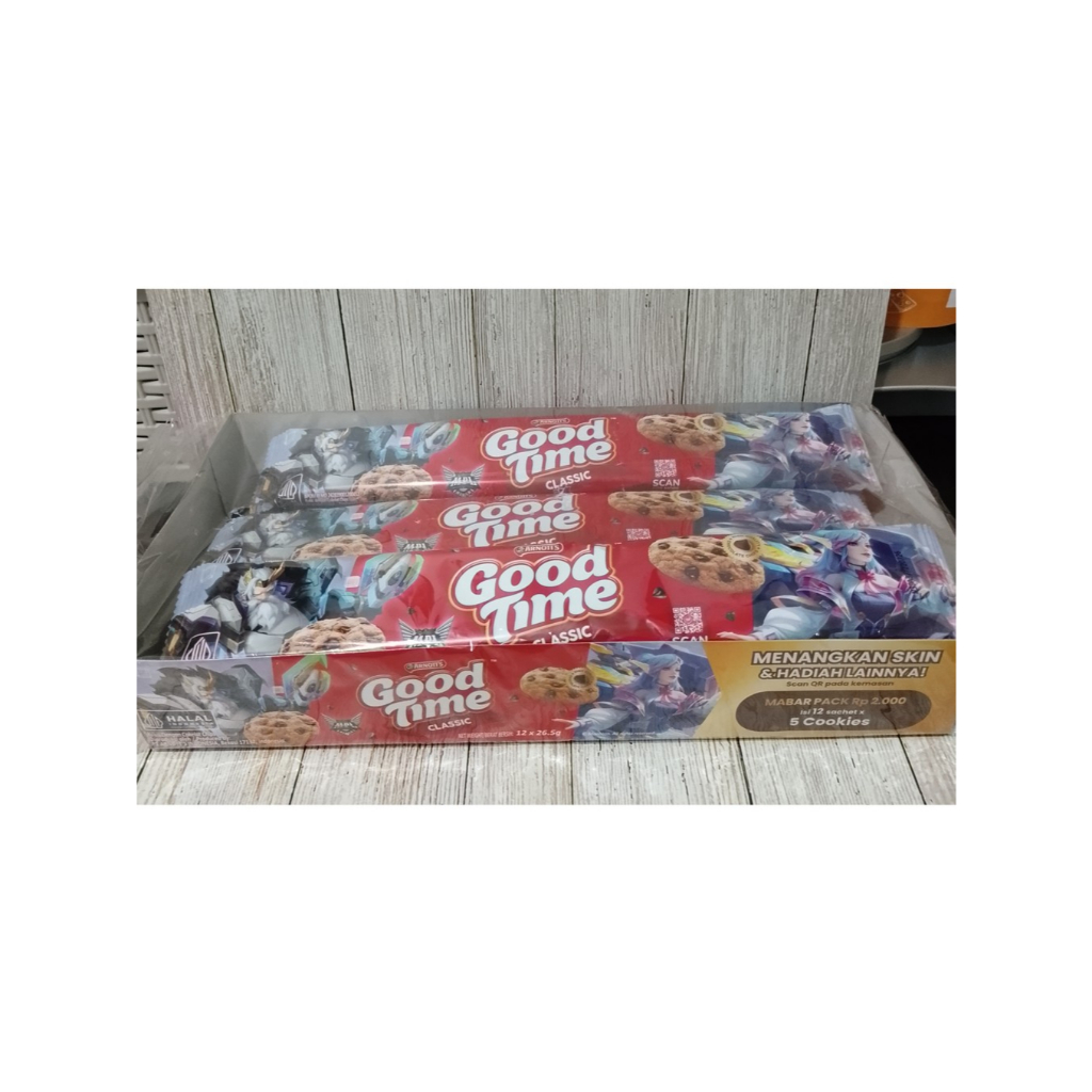 

GOOD TIME COOKIES 1pack isi 12pcs