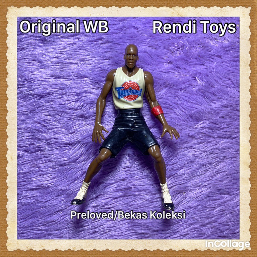 Warner Bros. Michael Jordan Space Jam Tune Squad MVP Vintage Figure Bekas Koleksi | Rendi Toys