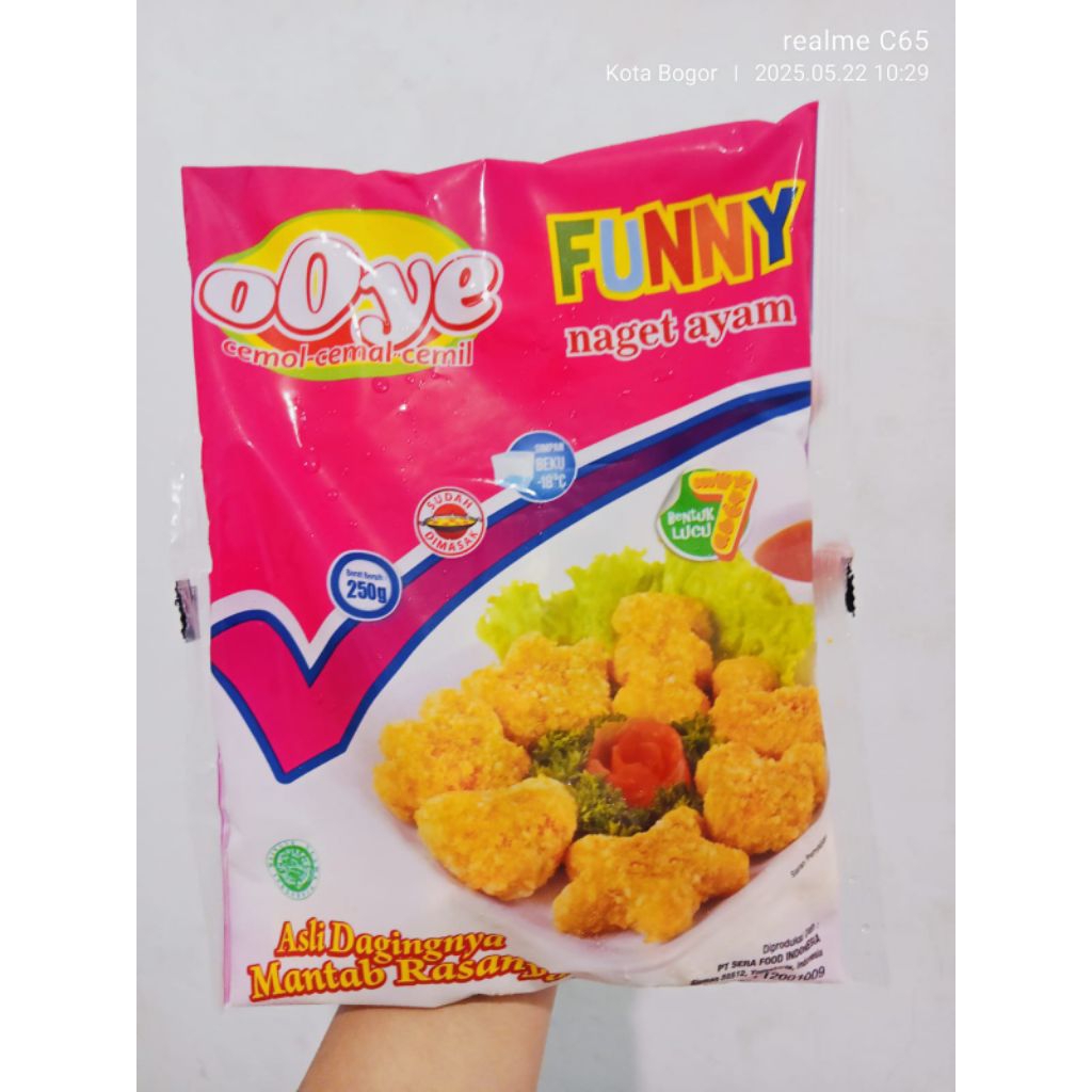NUGGET OOYE FUNNY (homemade) Dengan 7 bentuk lucu (bintang, pita, mickey mouse, bebek, mahkota, love