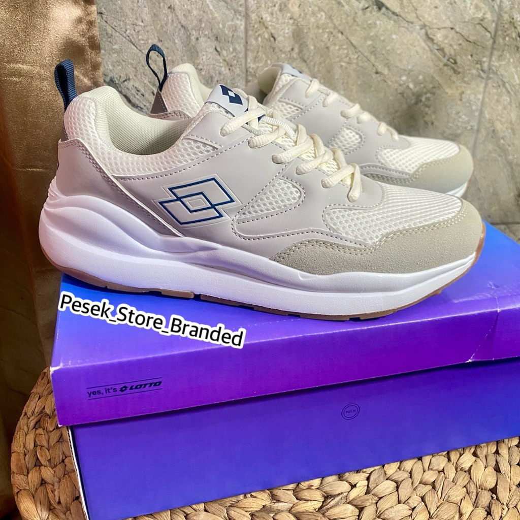 Sepatu Lotto Original Dante Beige size 39,42,43 sepatu pria lotto
