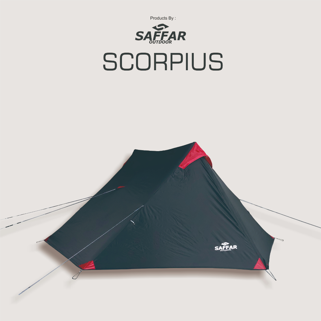 tenda tarp tent scorpius Saffar Outdoor tenda camping ultralight tenda tarptent 2 tiang
