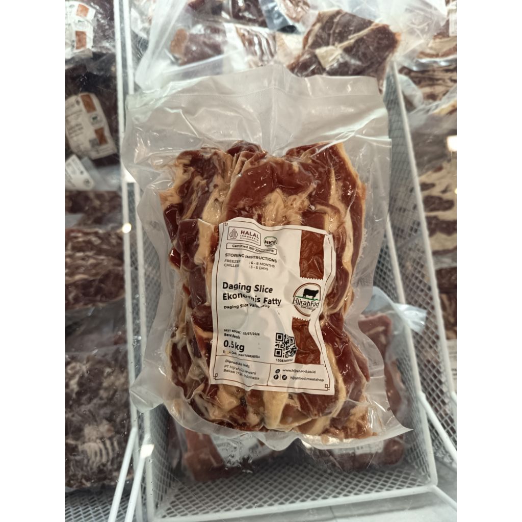 

Daging Slice Beef Ekonomis Fatty 500gram