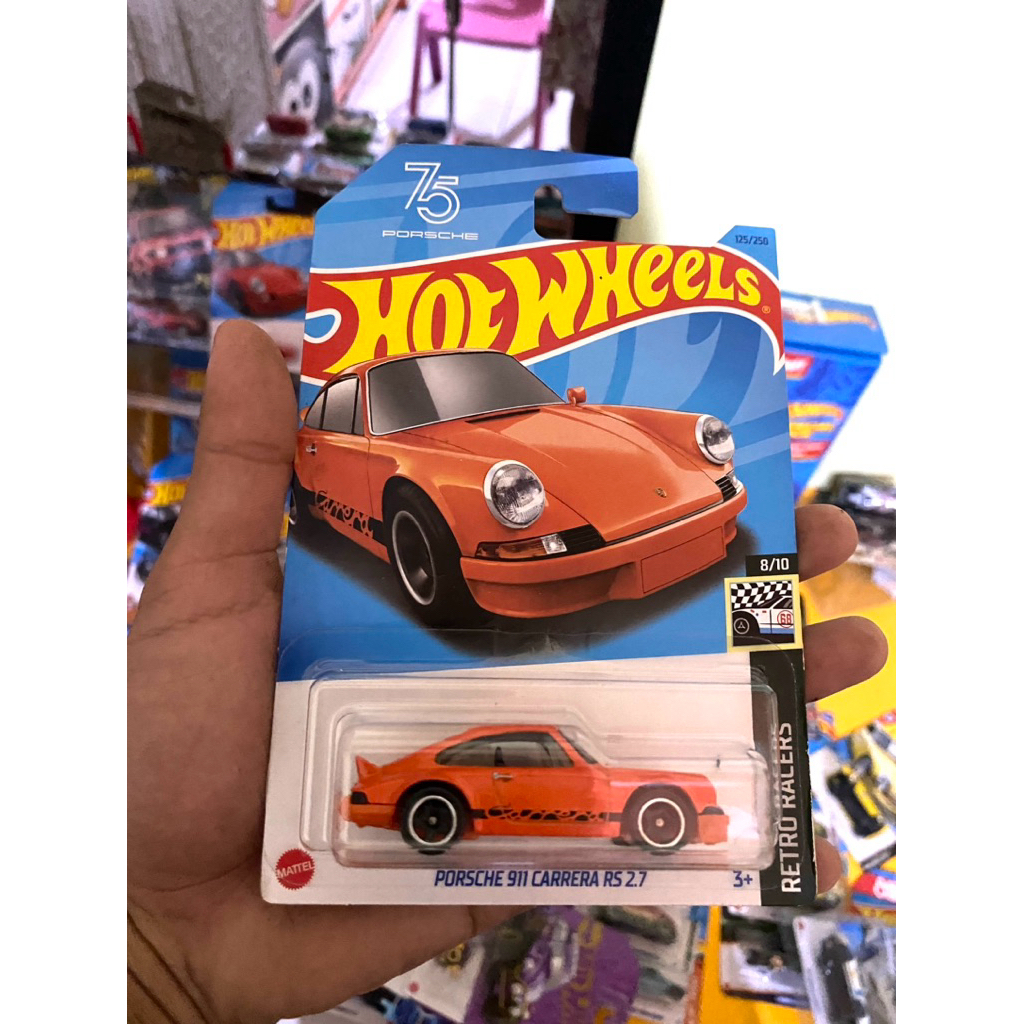 Hot Wheels Porshe 911 Carrera Rs Oren Limited Edition 75th