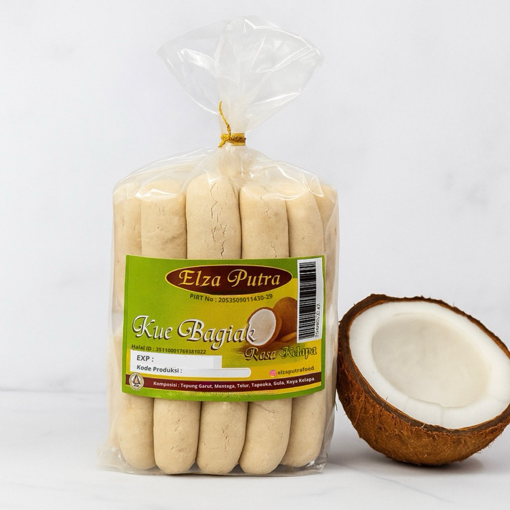 

Kue Bagiak Rasa Kelapa Khas Banyuwangi Netto 300 gram