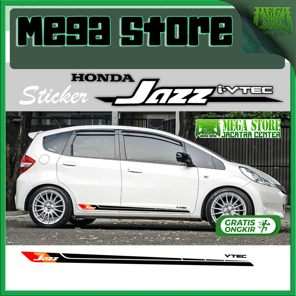 MEGASTORE Sticker Honda Jazz GE8 Aksesoris Honda Jazz RS