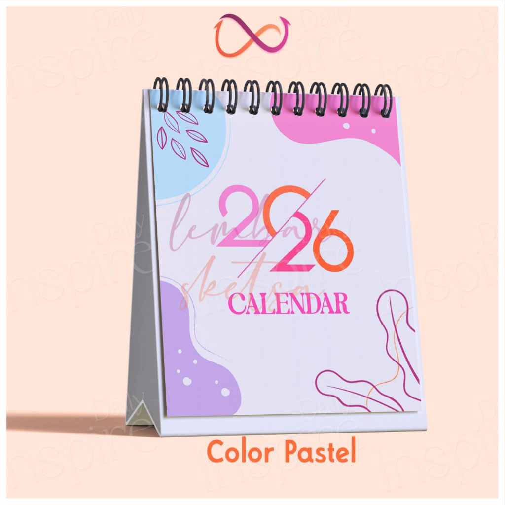 

TERBARU COD Kalender mini 2026 Kalender portable meja ring spiral|motif lucu unik aesthetic