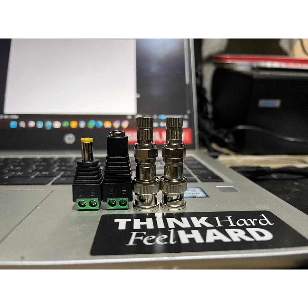 Konektor CCTV 1 set BNC, DC Male & Female – Paket 4 / 8 / 16 Kamera