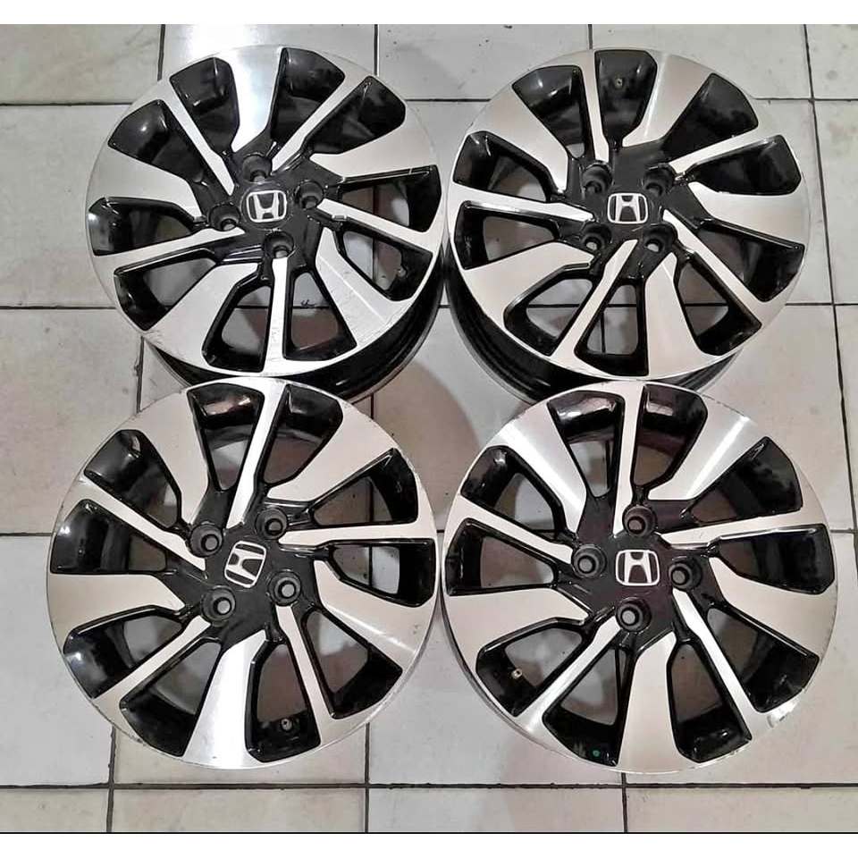 VELG MOBIL ORI STD BRIO RS RING 15 LEBAR 6 LUBANG BAUT PCD 4X100 ET53 PELEK