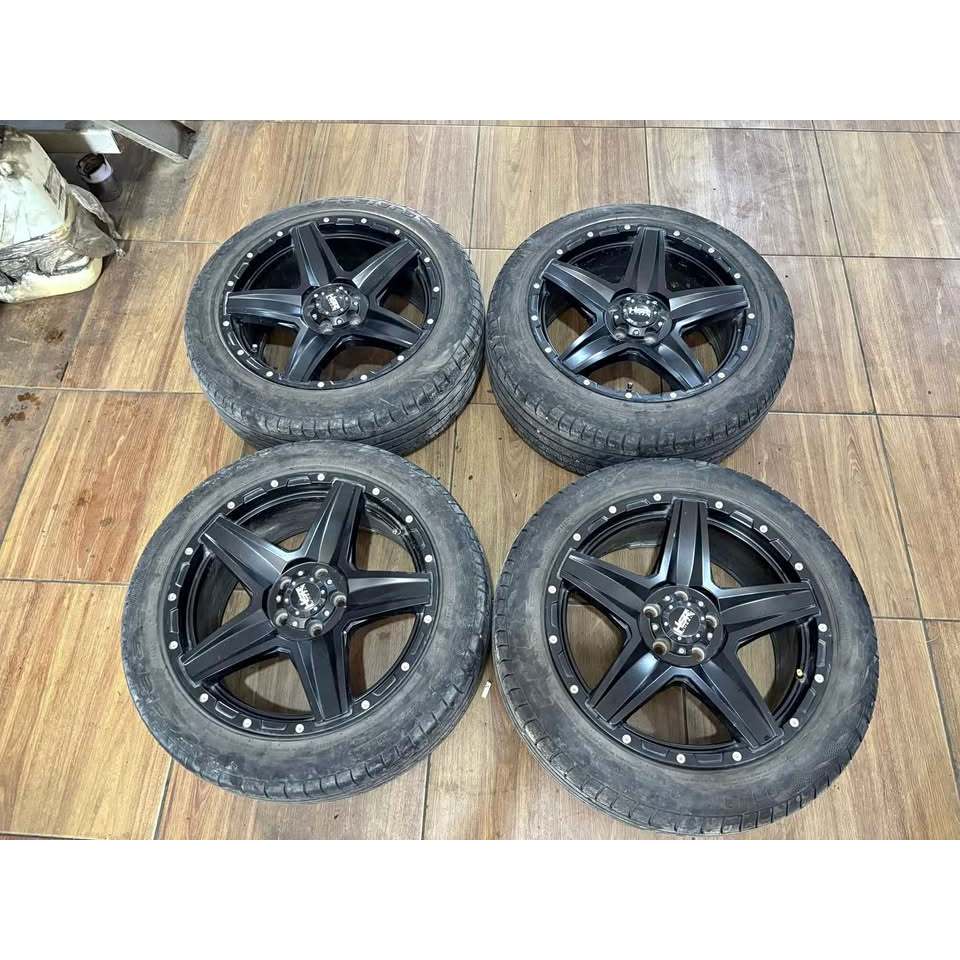 VELG MOBIL RACING HSR LANDMARK RING 18 LUBANG BAUT PCD 5X114 + BAN PELEK