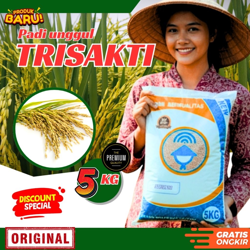 BENIH PADI TRISAKTI GENJAH KEMASAN 5KG