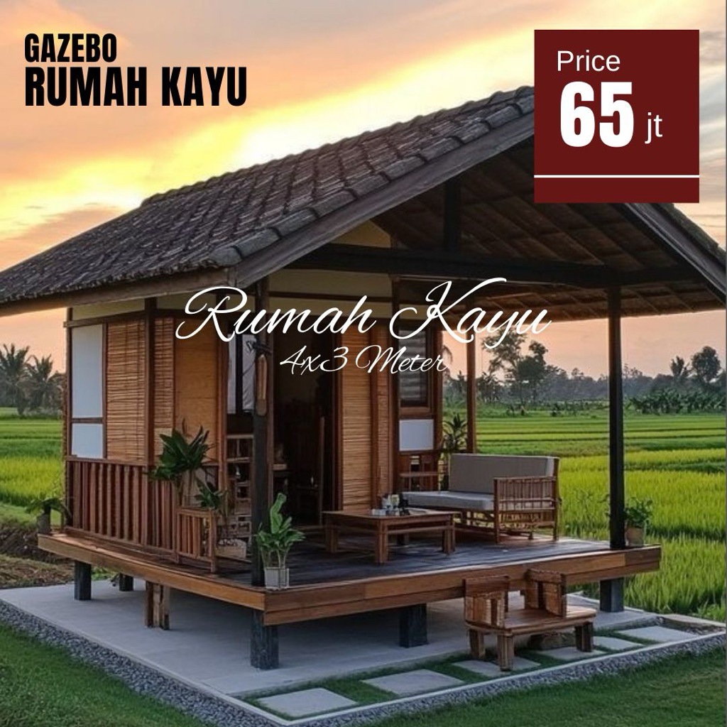 rumah kayu minimalis | rumah kayu jati | gazebo jepara