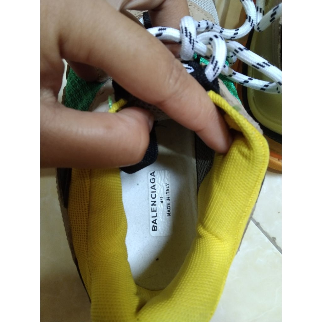 Jual Sepatu Balenciaga Triple S 'green yellow' MADE IN ITALY