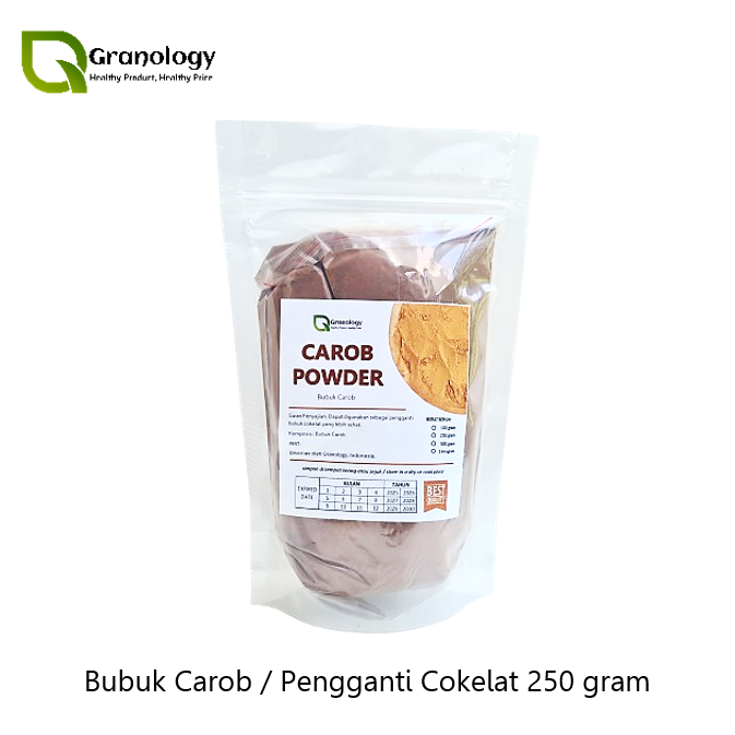 

Bubuk Coklat Pengganti / Carob Powder (250 gram) by Granology