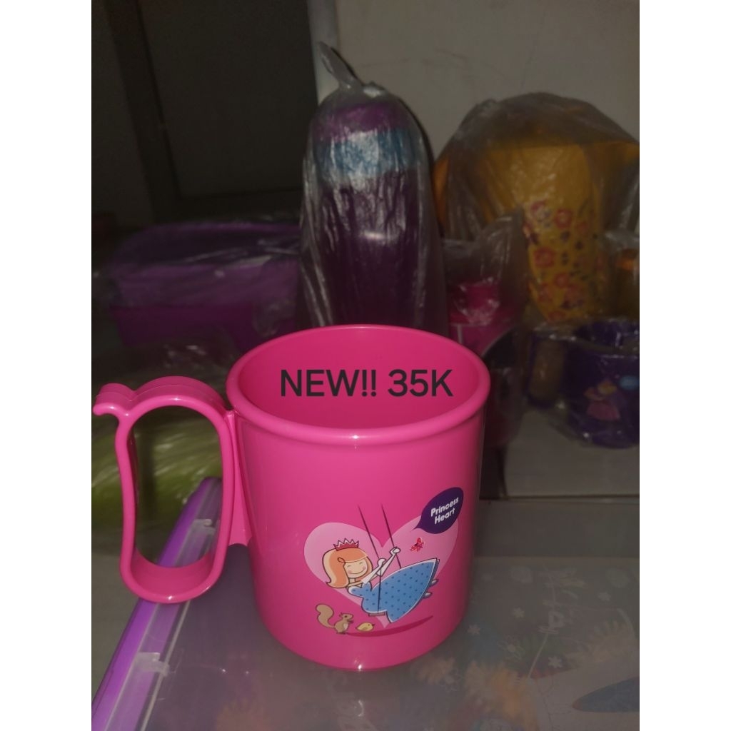 mug tupperware pink