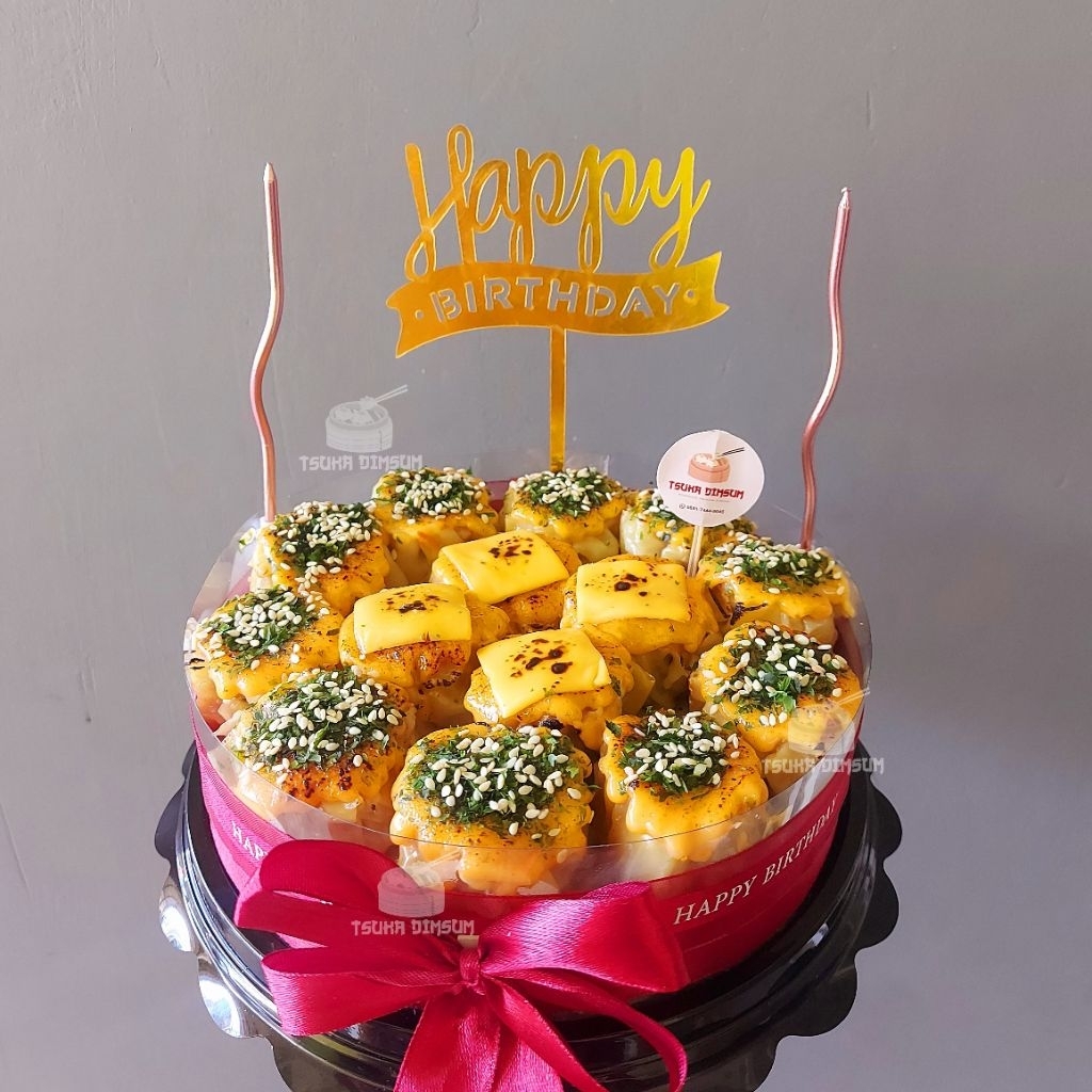 Dimsum Cake/Kue ulang tahun/Kue Dimsum/BISAN INSTAN/SAMEDAY