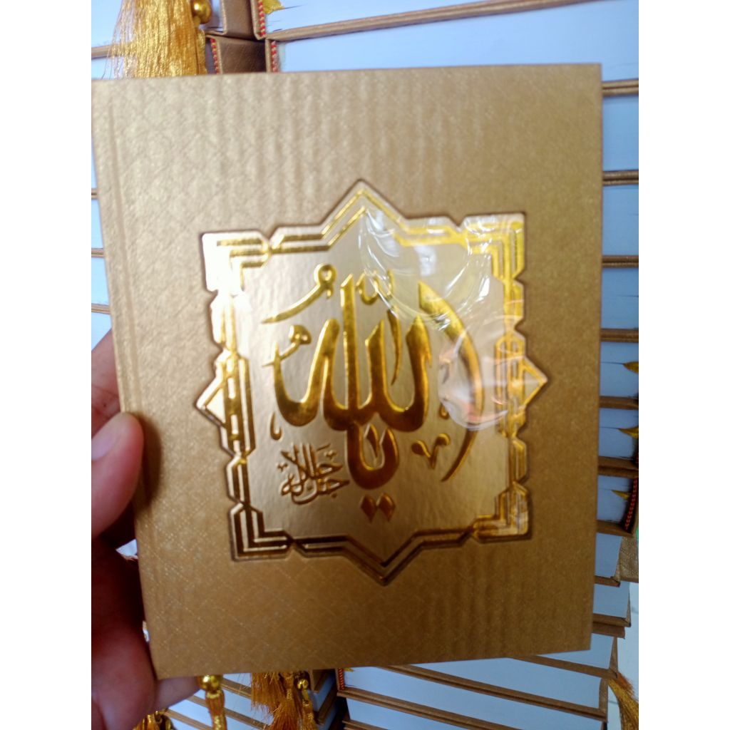 Buku Yasin  Hardcover gold mozaik