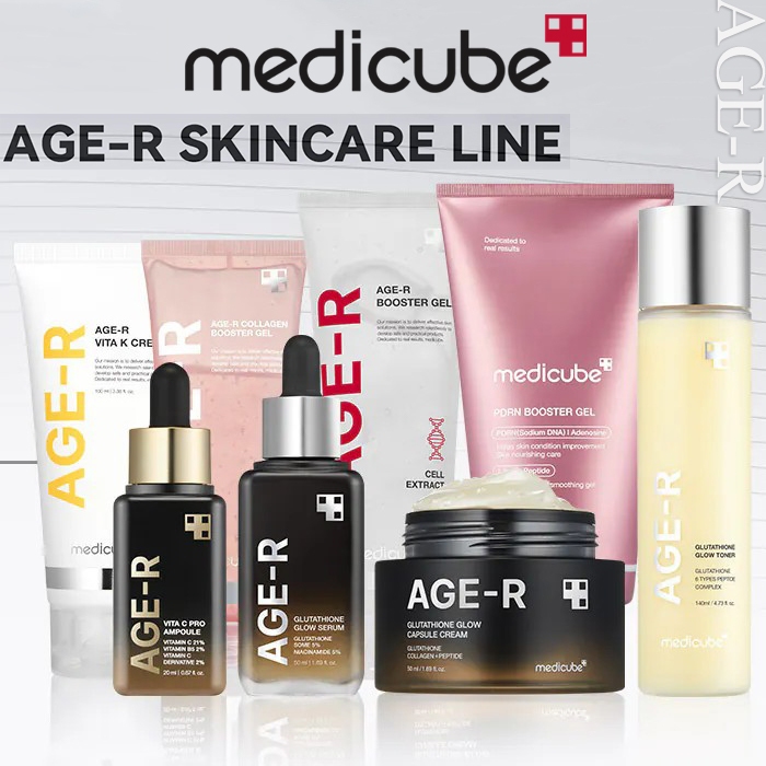 MEDICUBE Age-R Collagen Booster Gel/AGE-R Booster Gel Serum/Medicube Age-R Glutathione Glow Toner/me