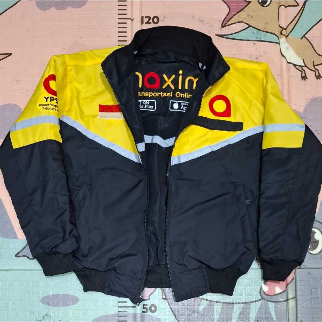 JAKET BOLAK BALIK MAXIM ORI MAXIM HITAM