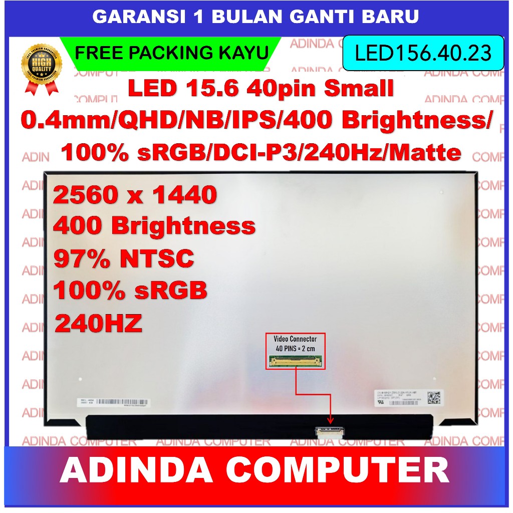 LCD LED Asus ROG ZEPHYRUS G15 GA503 GA503Q GA503QC GA503QE GA503QM GA503QR 240Hz QHD