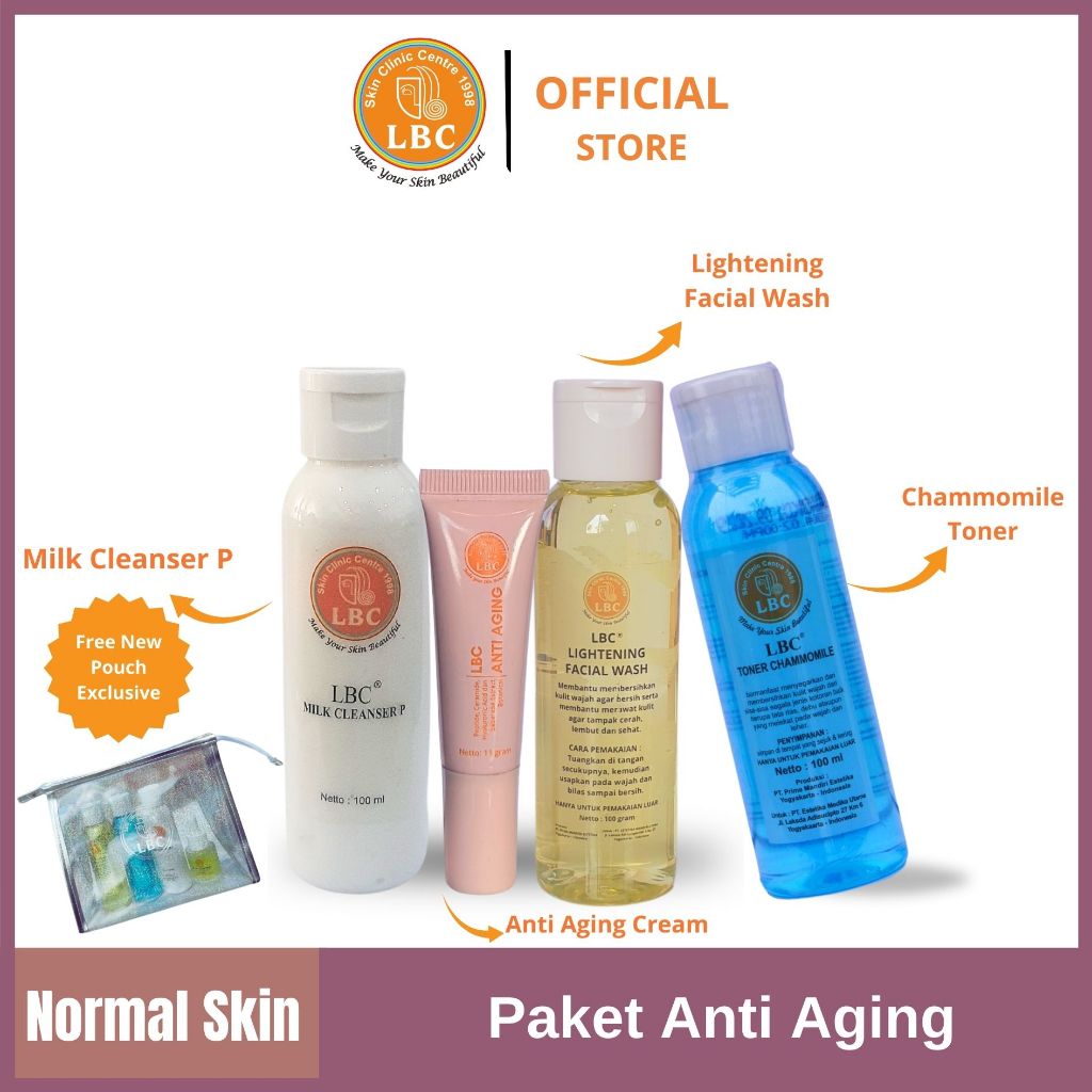 LBC - Paket Skincare Anti Aging/Anti Penuaan