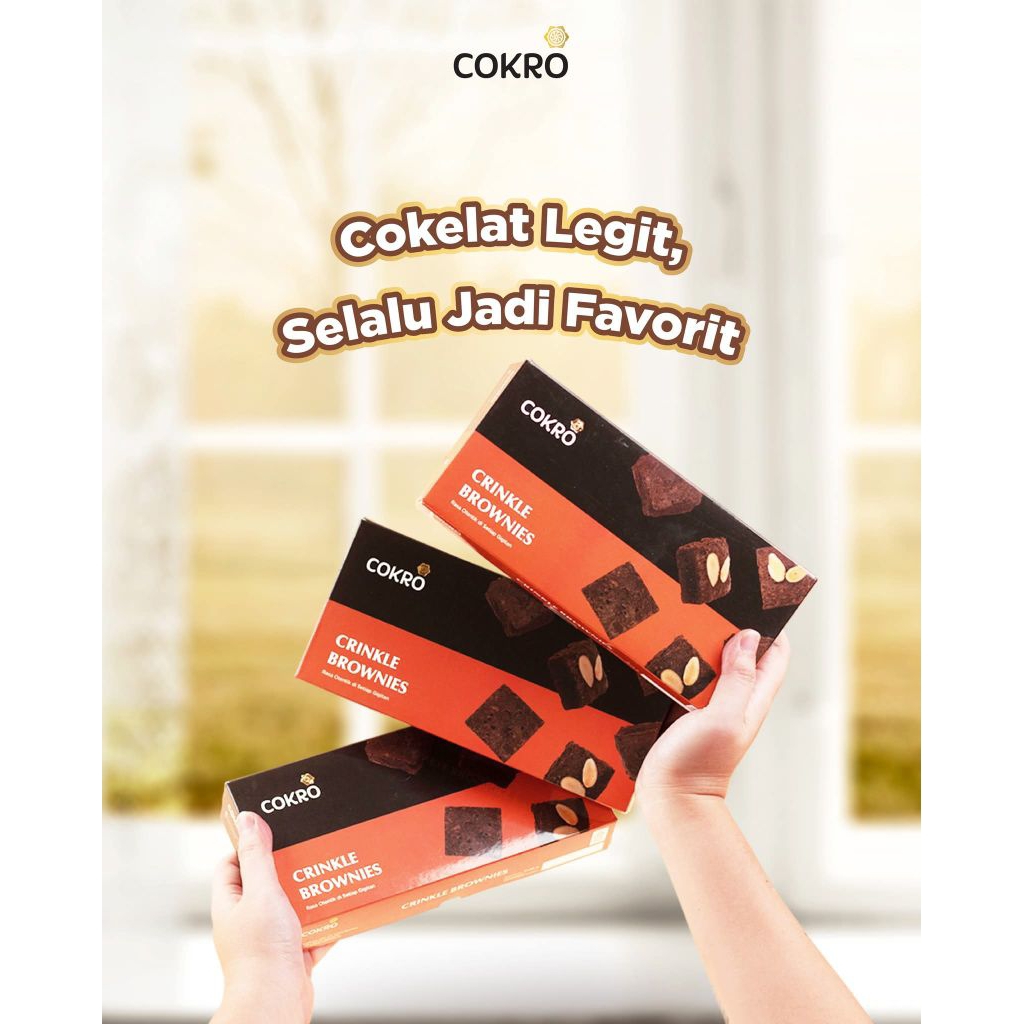 

Bluder Cokro Crinkle Brownies | Rasa Coklat - 100% Original [ TANPA PO ]