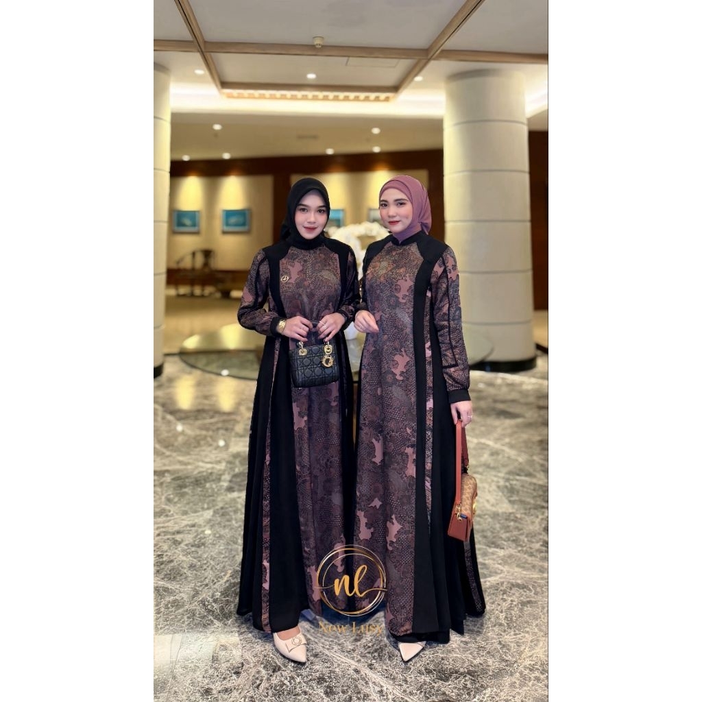 Abaya Maryam Dress - New lusy || Gamis terbaru