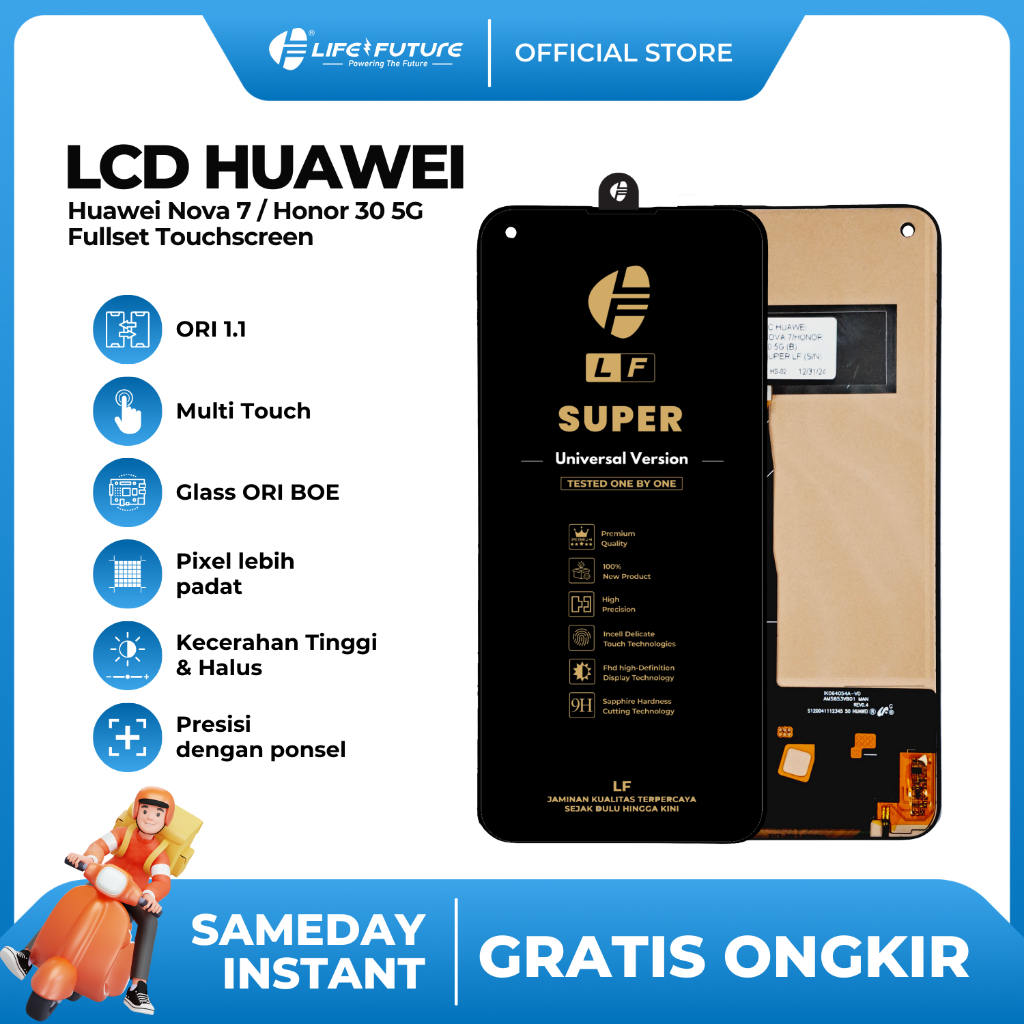 LF - LCD Huawei Nova 7 / Honor 30 5G Fullset Touchscreen - Super LF
