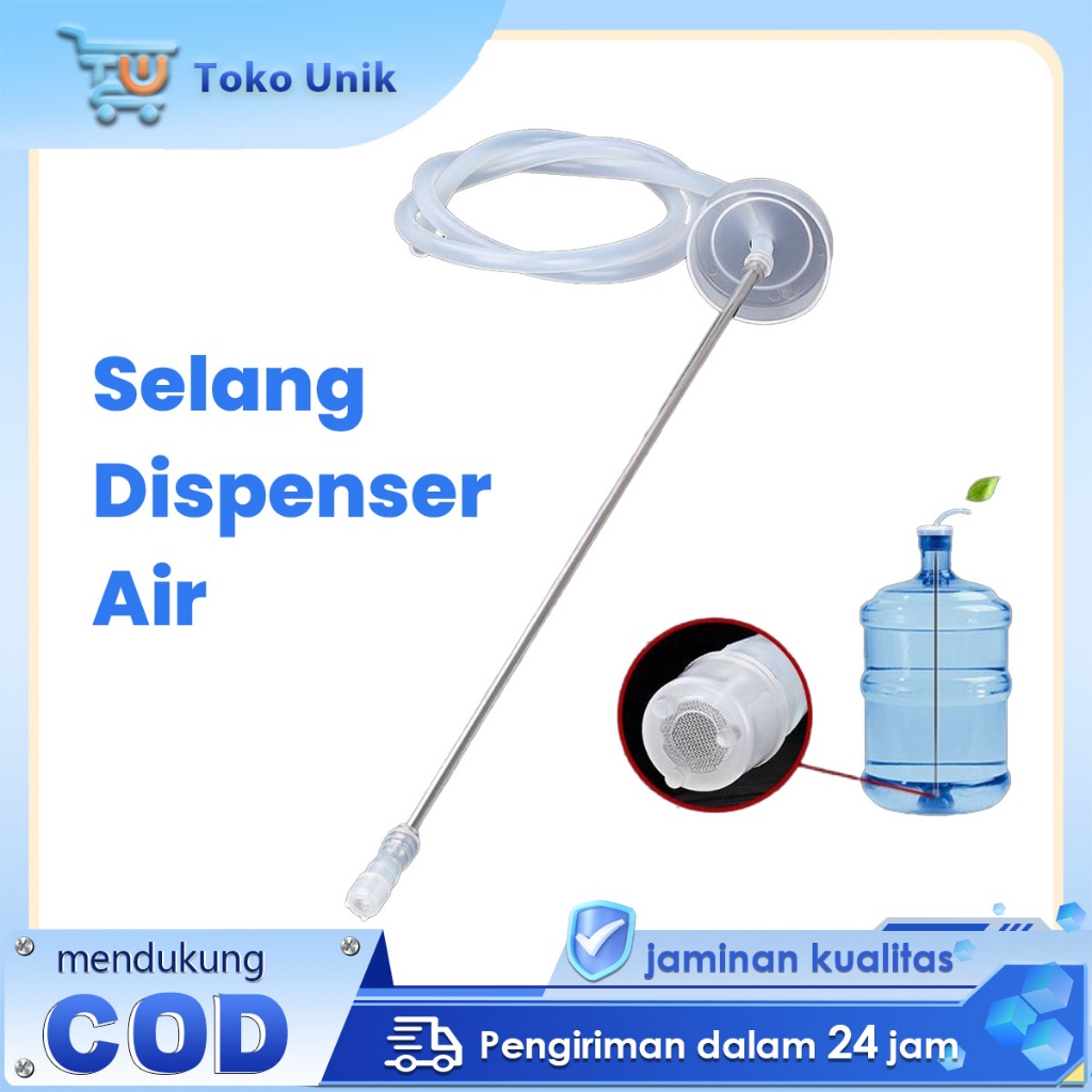 Selang Dispenser Air Galon 150cm Selang Silikon Pompa Galon Water Dispenser Hose Selang Hisap Air