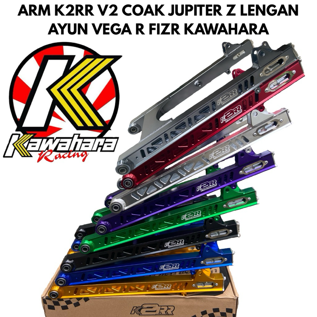 SWING ARM K2RR PREMIUM V2 JUPITER Z VEGA R NEW FIZR PANJANG 52CM LENGAN AYUN MODEL KOTAK