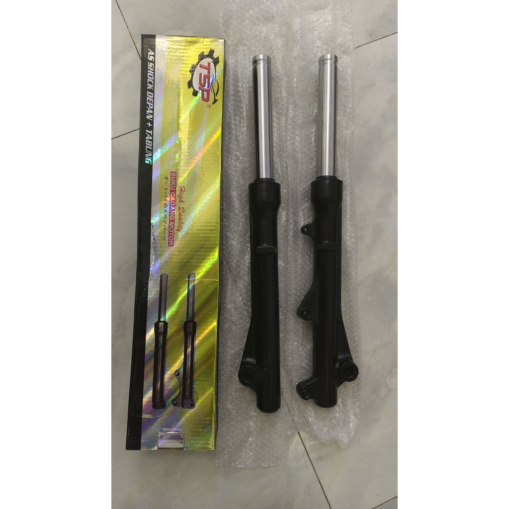 1 Set As Shock Depan Shok Sok Skok + tabung Front Honda Beat fi Injeksi Fork Pipe Comp TSP KNZ ORB T