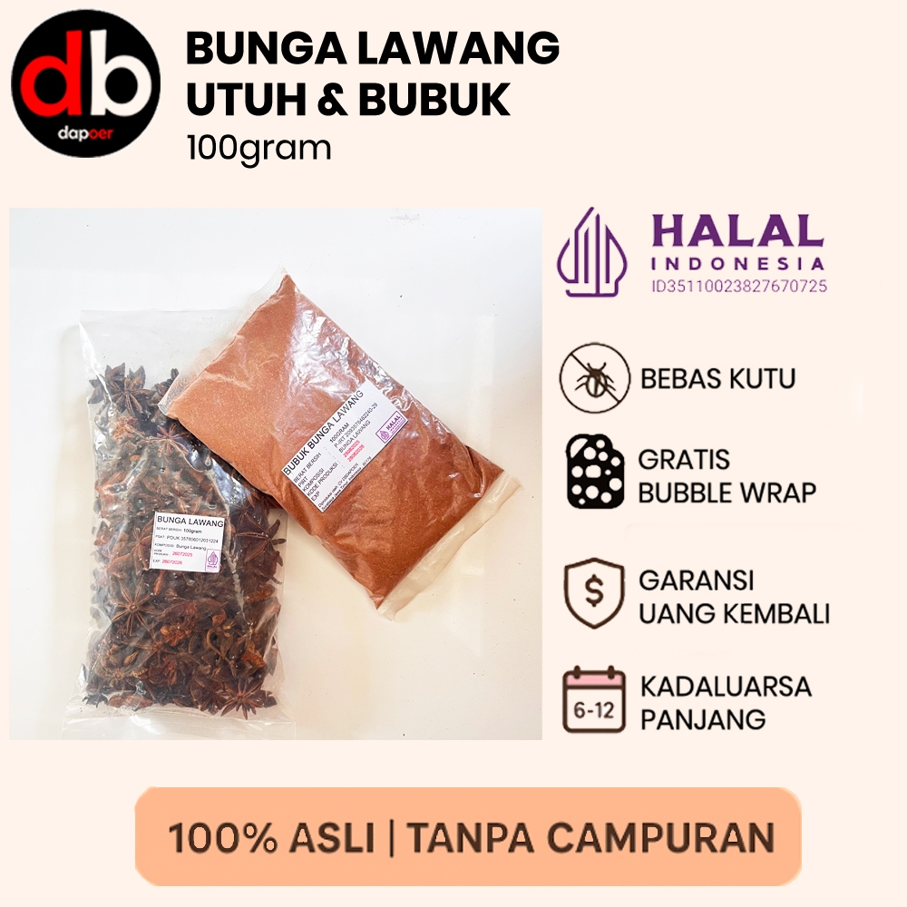 

Pekak Bunga Lawang 100gram