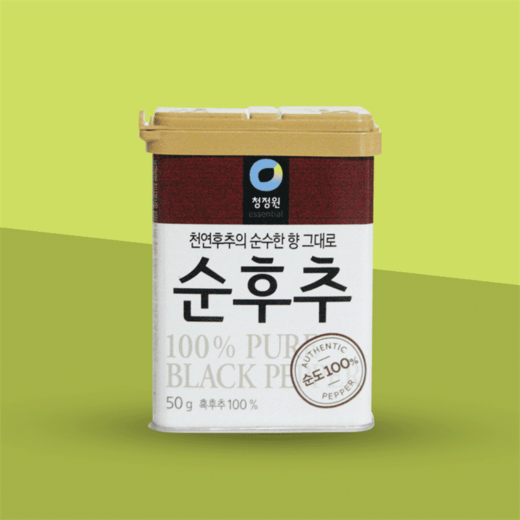 

Chung Jung One - Black Pepper 50 Gr / Kualitas Baik