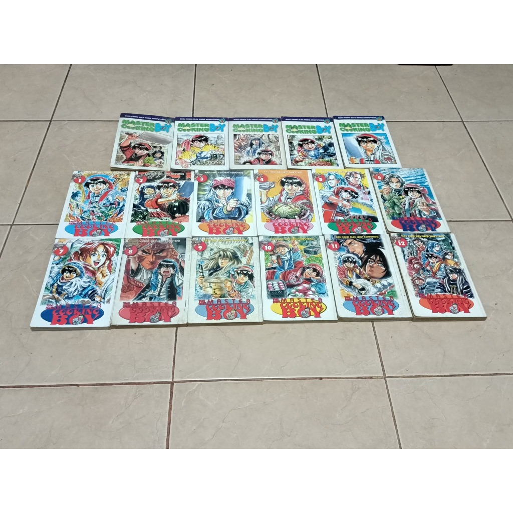 Set komik Master Cooking Boy + The Real Master Cooking Boy