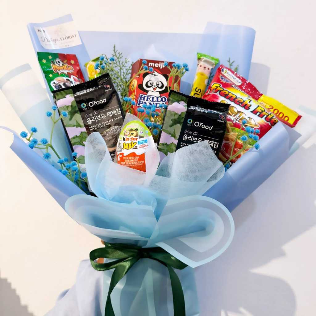 

HADIAH WISUDA BUKET SNACK KINDERJOY / BUKET BUNGA / BUKET FOR WISUDA