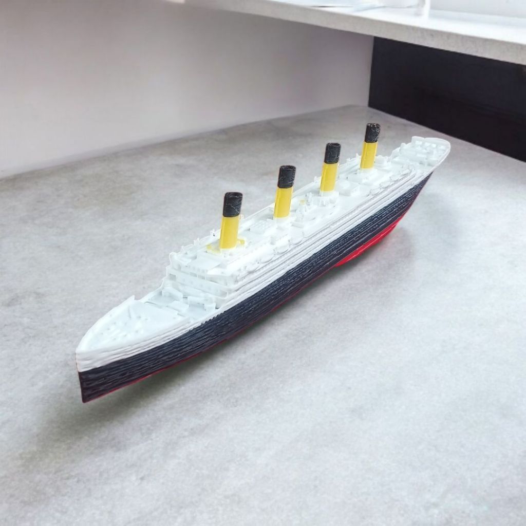 Miniatur Kapal Titanic-Diecast-Perahu-Pesiar-Replika