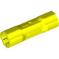 Lego Neon Yellow Part 26287 Technic, Axle Connector 3L