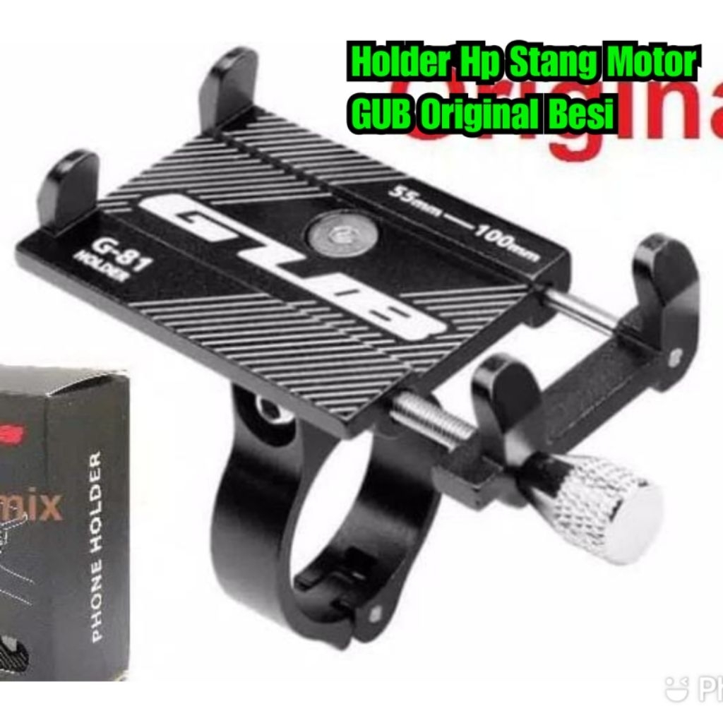 holder hp stang motor gub Original Bracket hp stang besi merk GUB gup holder gub stang motor